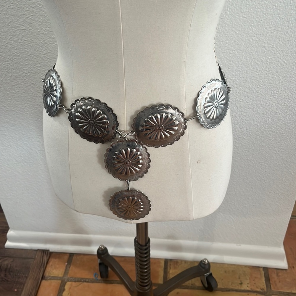 Silver Concho Belt